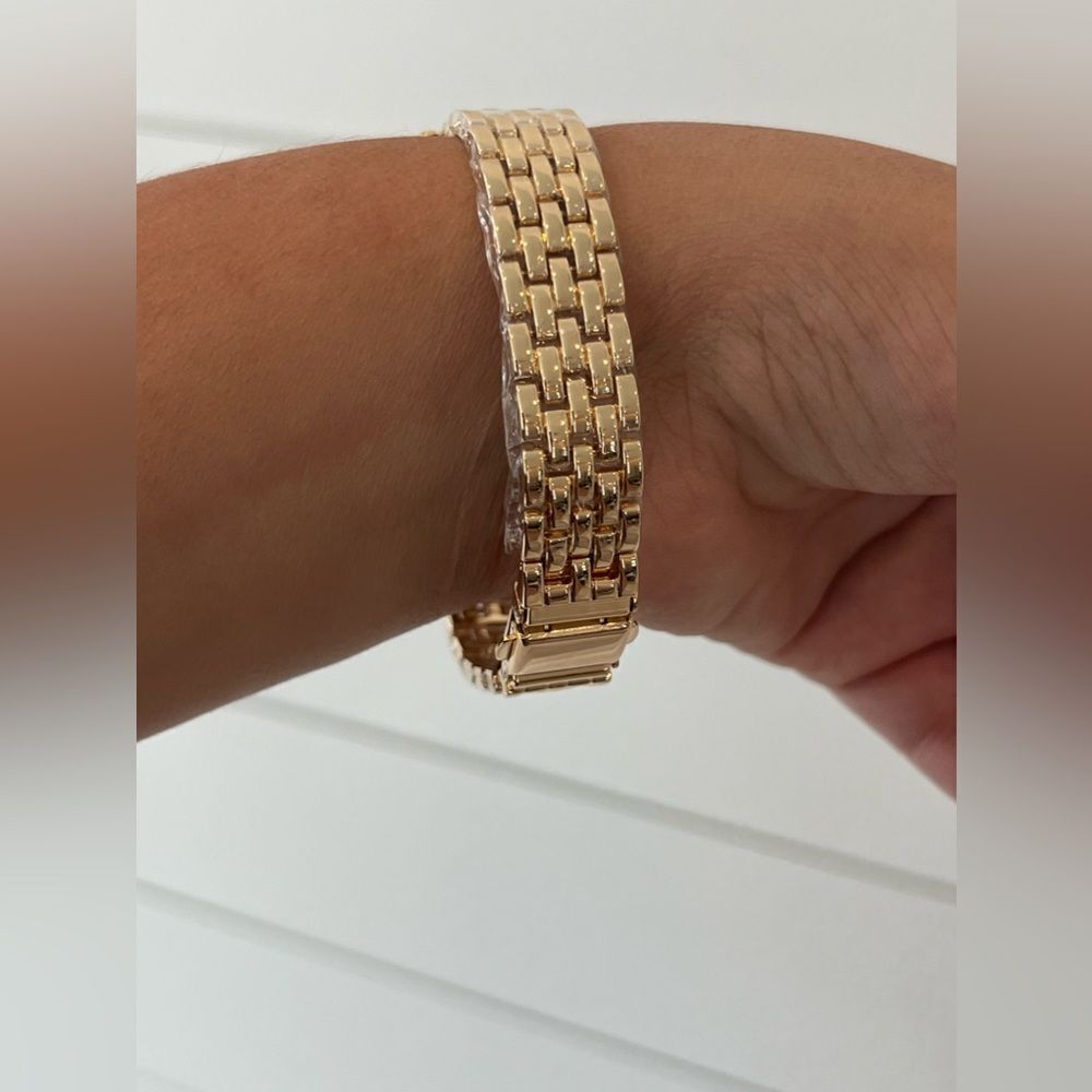 Panthere Classic Stainless Steel Gold Square Watch - Timeless Sophistica… - Picture 9 of 16